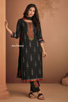 Black Kurti Set For Women - Salwar Suit - Just Salwars