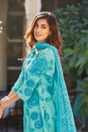 Blue Color Cotton Suit Set - Salwar Suit - Just Salwars