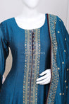 Blue Colour Soft Silk Anarkali - Anarkali - Just Salwars