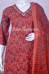 Cotton Full - Printed Suit Set - Salwar Suit - Just Salwars