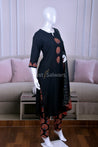 Elegant Black Cotton Suit Set - Salwar Suit - Just Salwars