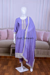 Elegant Purple Color Silk Cotton Suit Set - Salwar Suit - Just Salwars