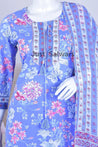 Floral Printed Cotton Suit Set - Salwar Suit - Just Salwars