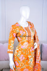 Floral Printed Cotton Suit Set - Salwar Suit - Just Salwars