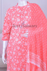 Full Floral - Printed Cotton Suit Set - Salwar Suit - Just Salwars