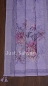 Lavender Color Cotton Material - Dress Material - Just Salwars