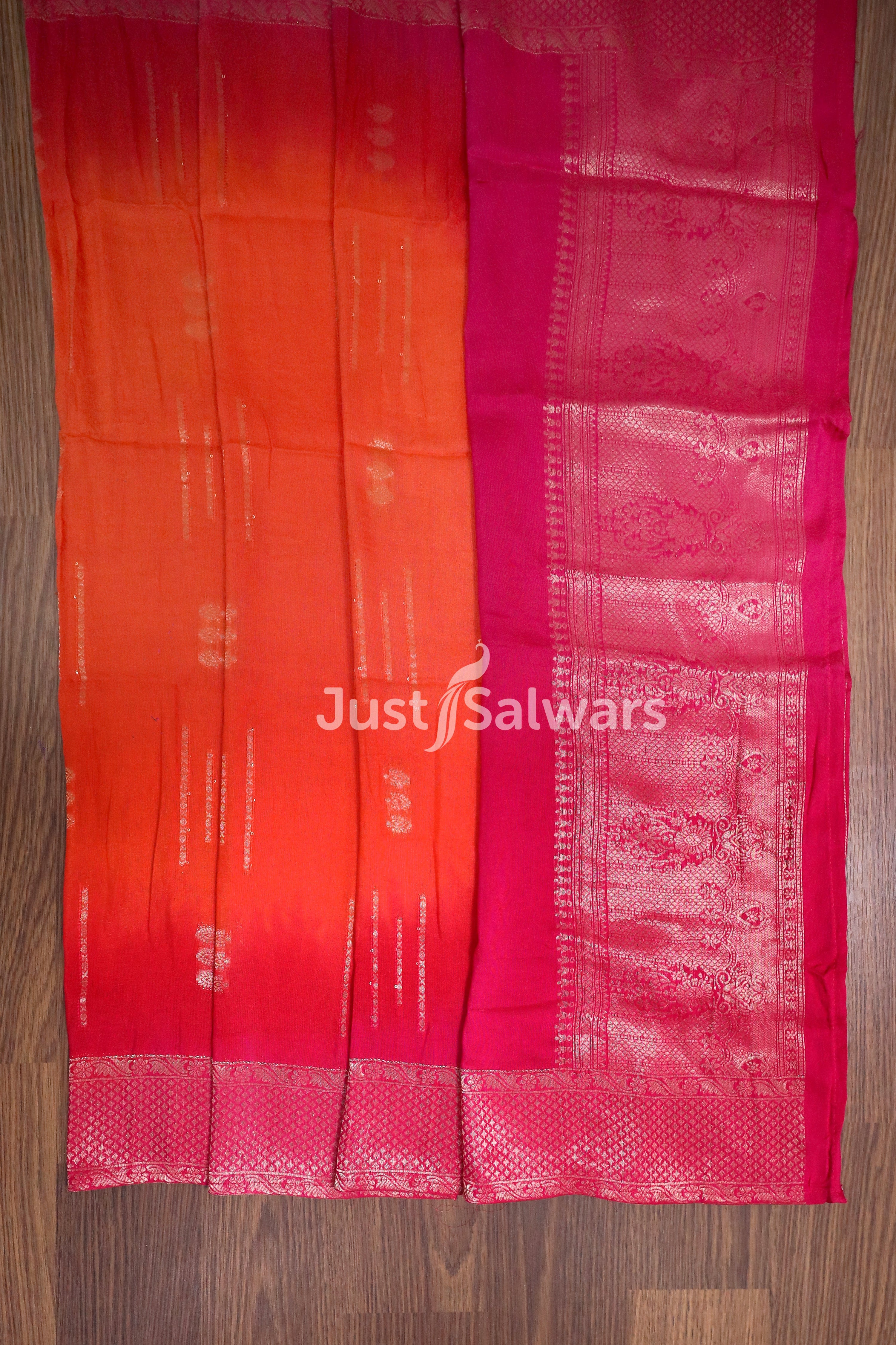 Pink Color Cotton Dress Material - Dress Material - Just Salwars