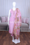 Pink Color Straight Cut Salwar Suit - Salwar Suit - Just Salwars