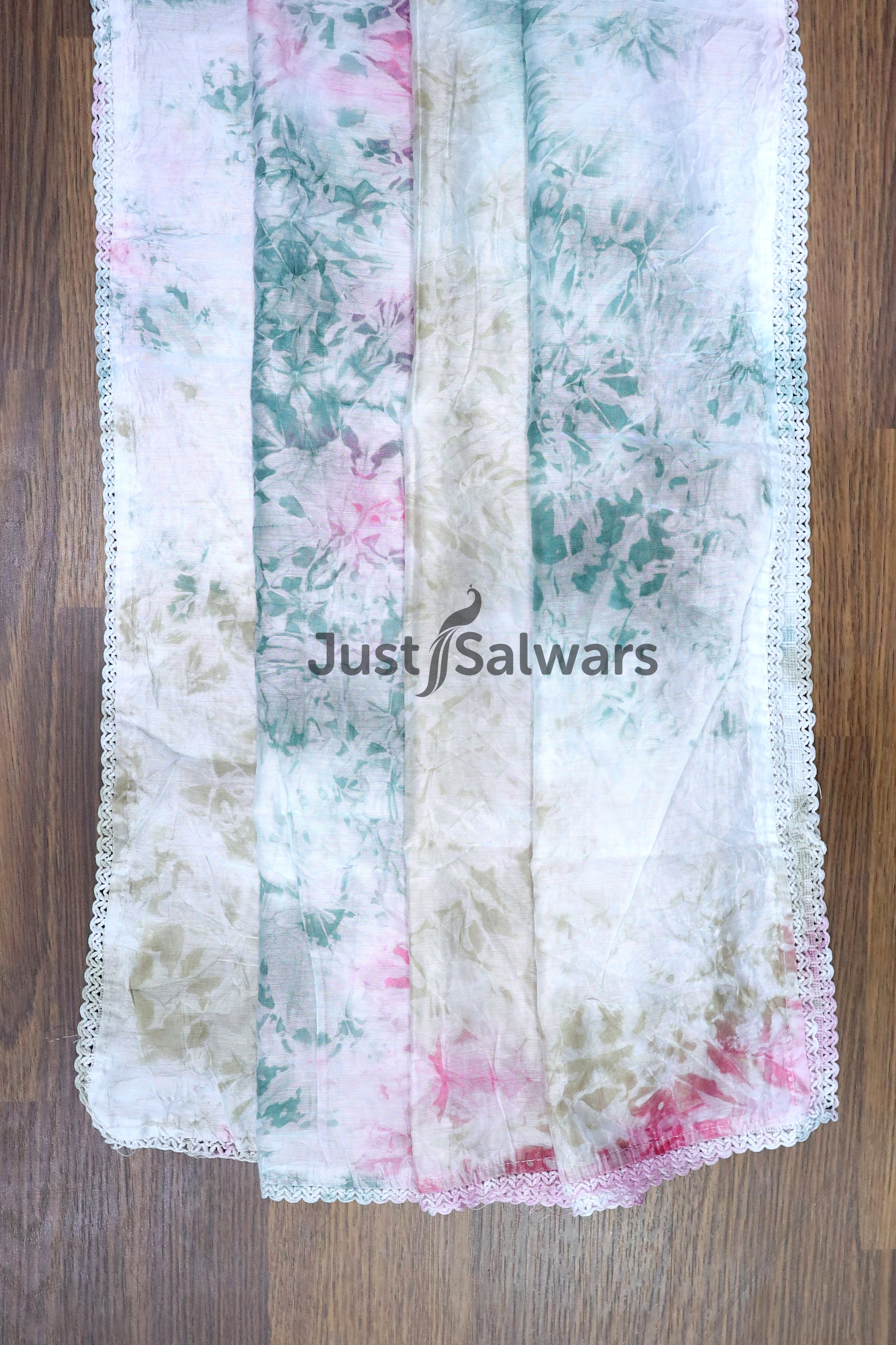 White Color And Multi Color Printed Cotton Dress Material - Dress Material - Just Salwars