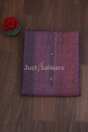 Wine Color Cotton Dress Material - Dress Material - Just Salwars