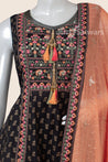Black Colour Anarkali Suit Set -Anarkali- Just Salwars