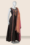 Black Colour Anarkali Suit Set -Anarkali- Just Salwars