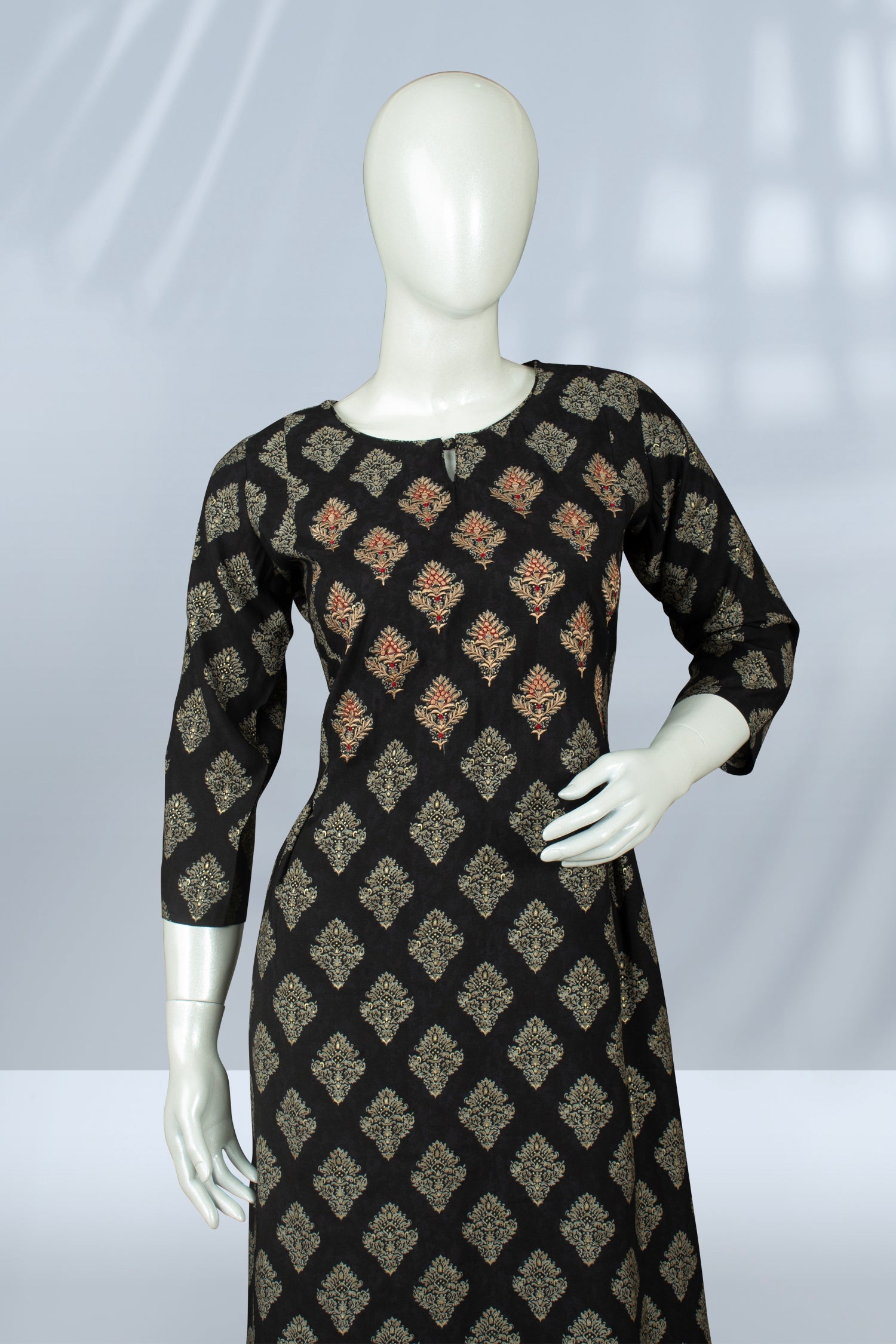 Black Colour Kurti -Kurti- Just Salwars