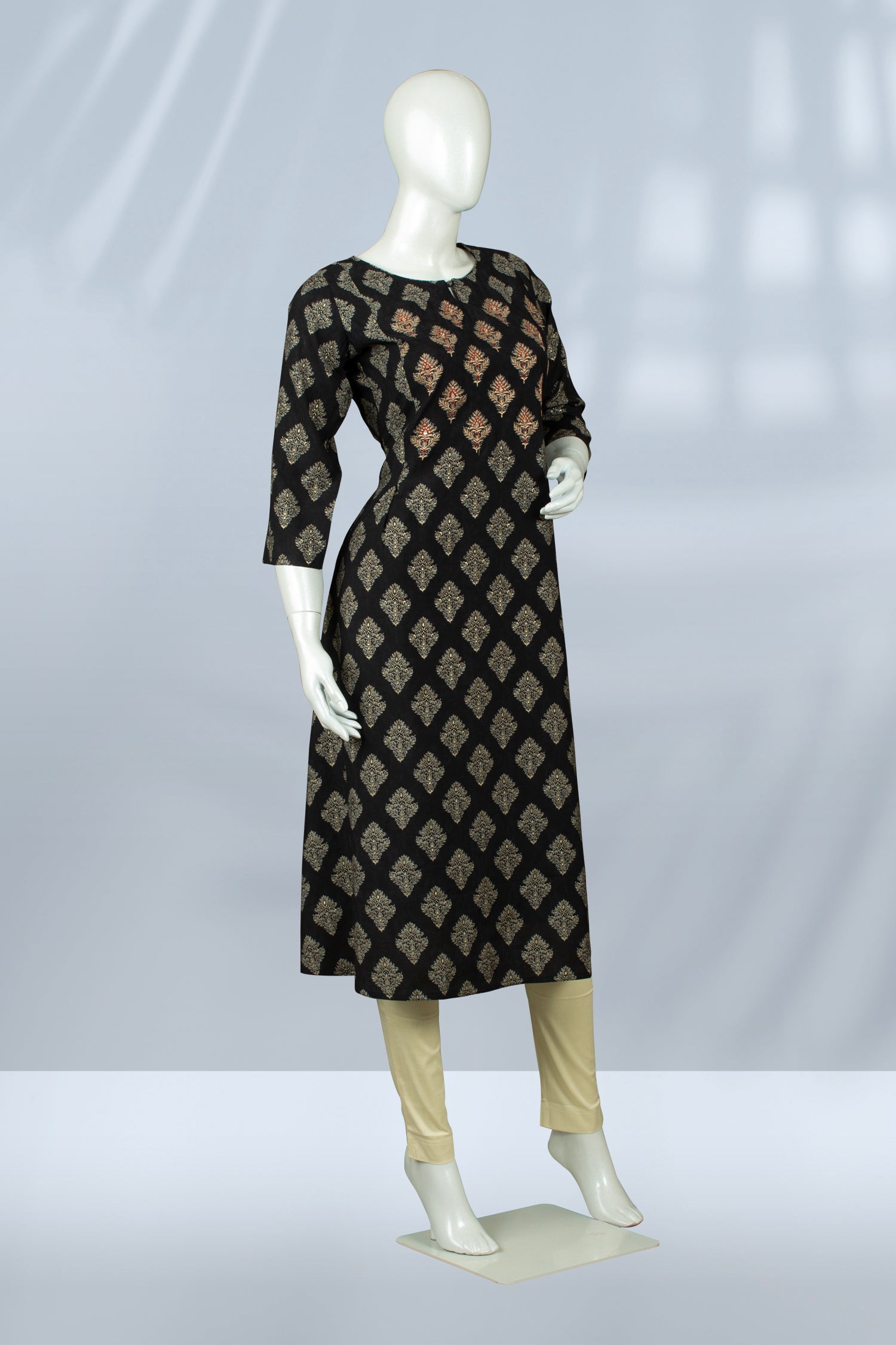 Black Colour Kurti -Kurti- Just Salwars