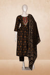Black Colour Straight Cut Salwar Suit -Salwar Suit- Just Salwars
