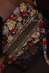 Black Colour Unstitched Dress Material -Dress Material- Just Salwars
