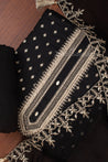 Black Colour Unstitched Dress Material -Dress Material- Just Salwars