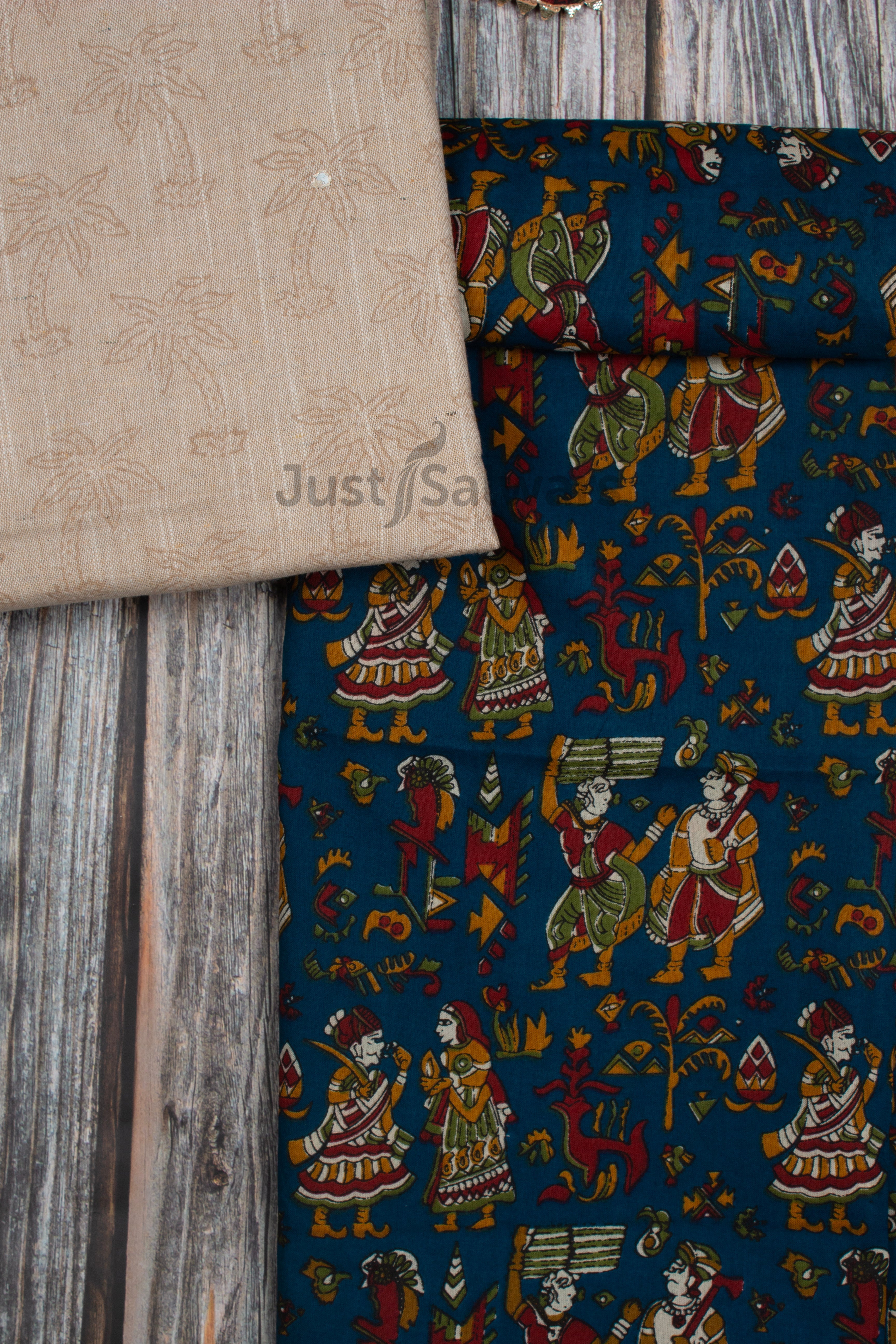 Kalamkari cotton shop dress materials