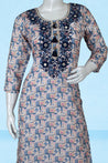 Blue Colour Kurti -Kurti- Just Salwars