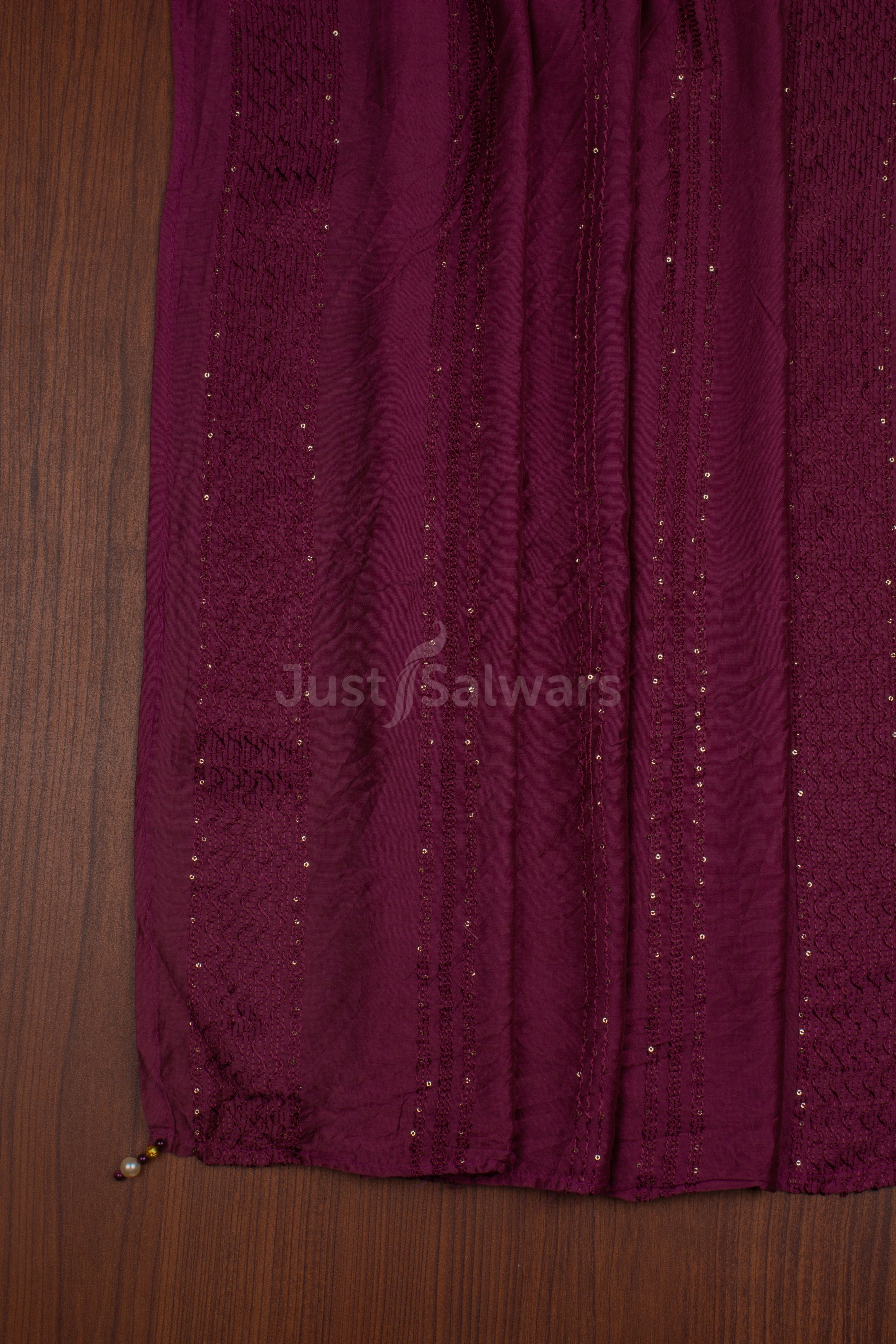 Cream and Pink Colour Unstitched Dress Material -Dress Material- Just Salwars