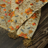 Cream Colour Floral Dress Material -Dress Material- Just Salwars