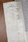 Cream Colour Silk Cotton Dress Material -Dress Material- Just Salwars