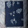Dark Blue and Ash Colour Silk Cotton Dress Material -Dress Material- Just Salwars