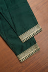 Green Colour Straight Cut Salwar Suit -Salwar Suit- Just Salwars