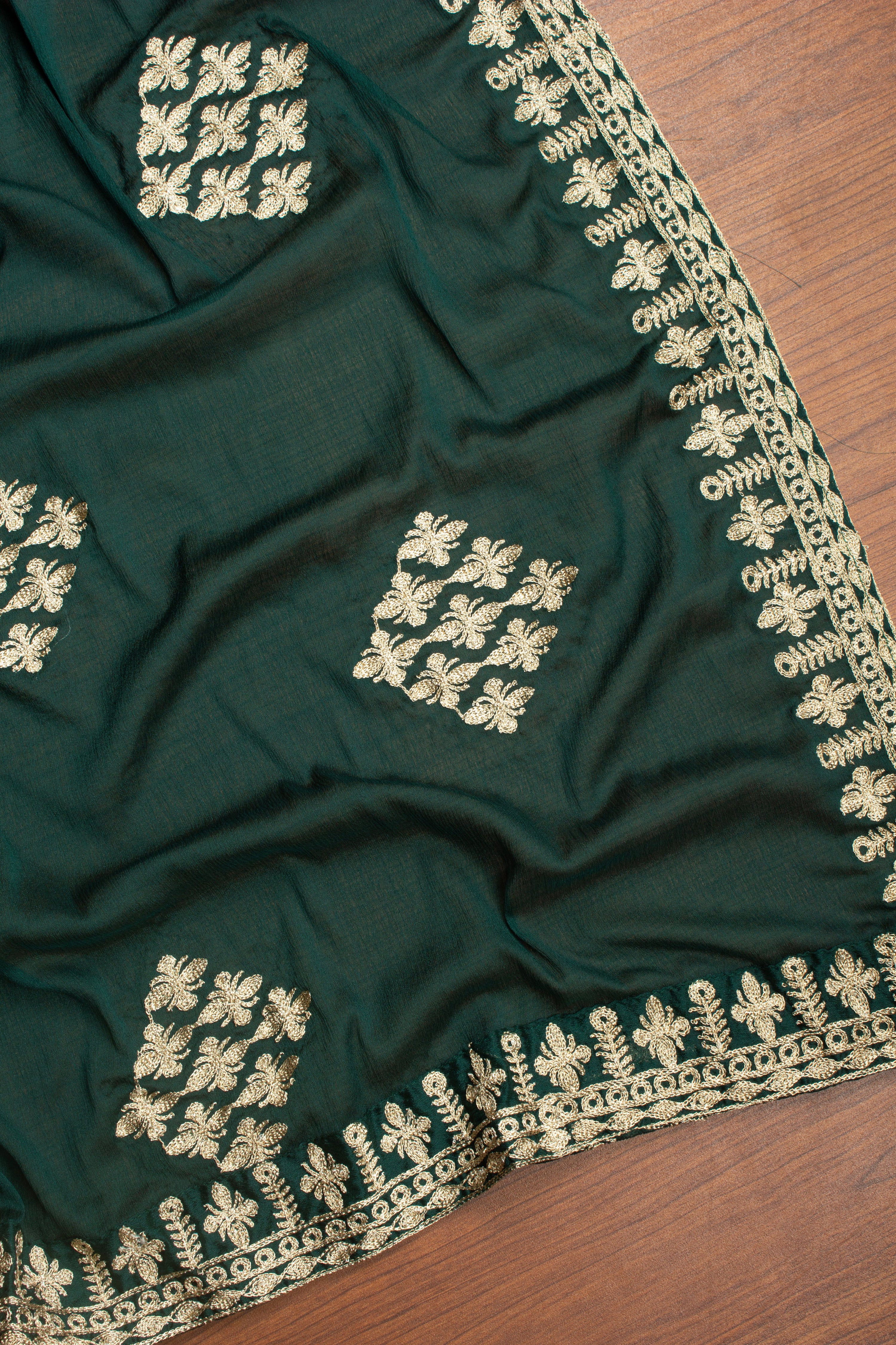 Green Colour Straight Cut Salwar Suit -Salwar Suit- Just Salwars