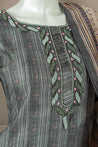 Grey Colour Straight Cut Salwar Suit -Salwar Suit- Just Salwars