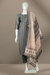 Grey Colour Straight Cut Salwar Suit -Salwar Suit- Just Salwars
