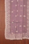 Lavender Colour Unstitched Dress Material -Dress Material- Just Salwars