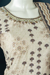 Light Grey Colour Straight Cut Salwar Suit -Salwar Suit- Just Salwars