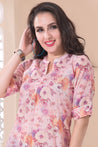Peach Colour Short Top -Short Tops- Just Salwars