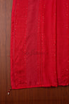 Peach Colour Unstitched Dress Material -Dress Material- Just Salwars