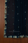 Peacock Blue Colour Unstitched Dress Material -Dress Material- Just Salwars