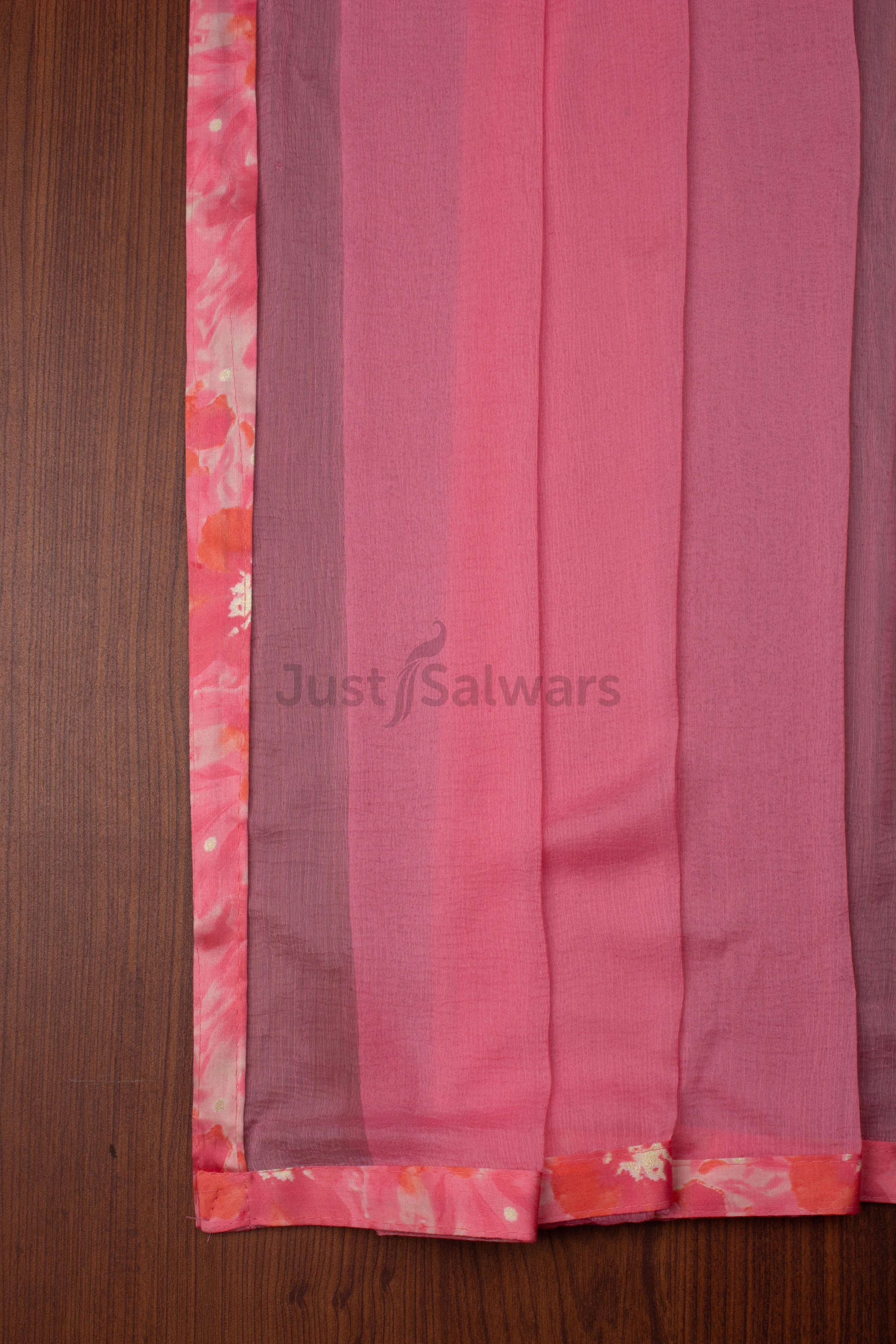Pink Colour Dress Material -Dress Material- Just Salwars