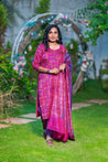 Pink Colour Unstitched Dress Material -Dress Material- Just Salwars