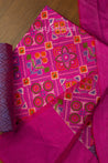 Pink Colour Unstitched Dress Material -Dress Material- Just Salwars