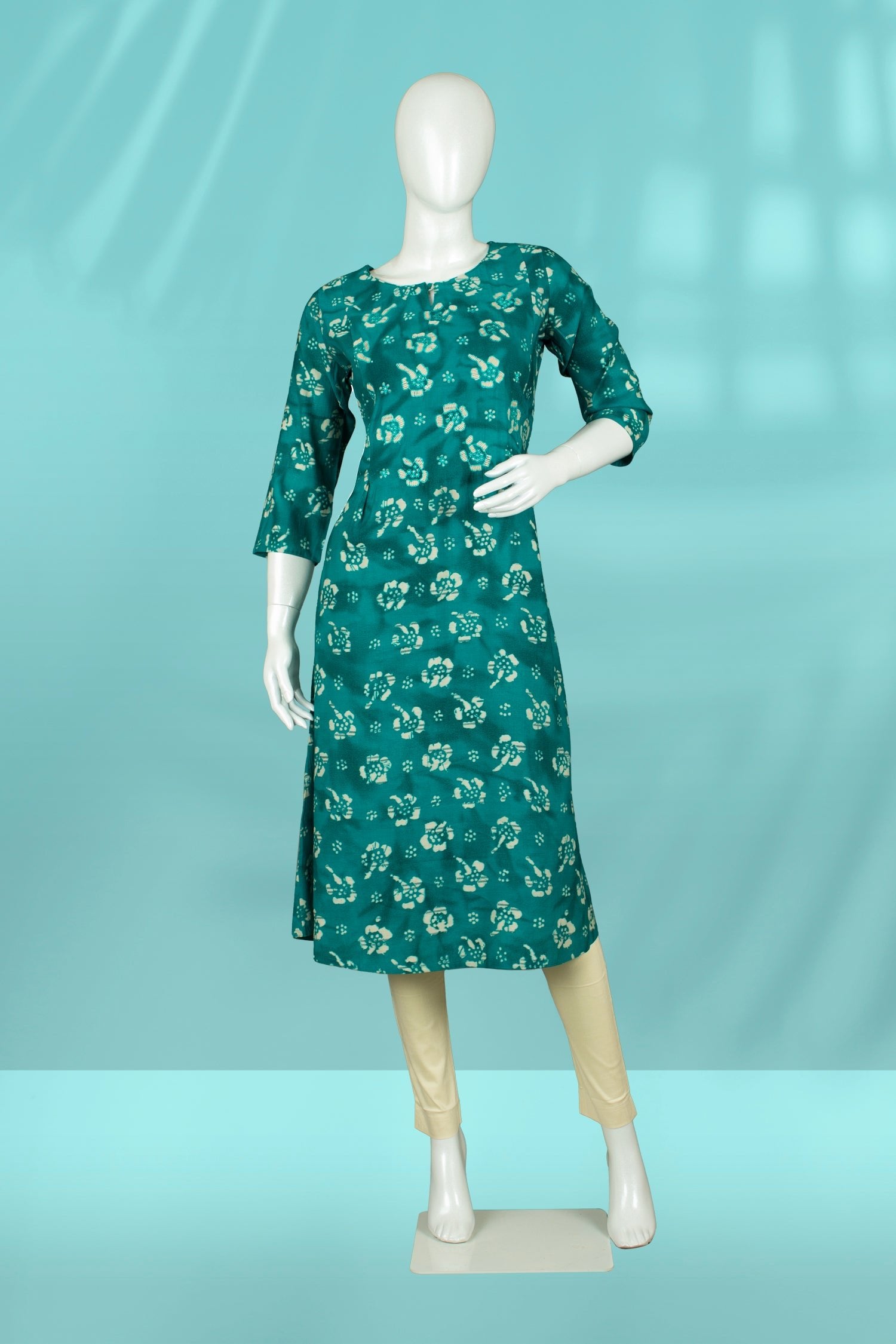 Rama Colour Kurti -Kurti- Just Salwars