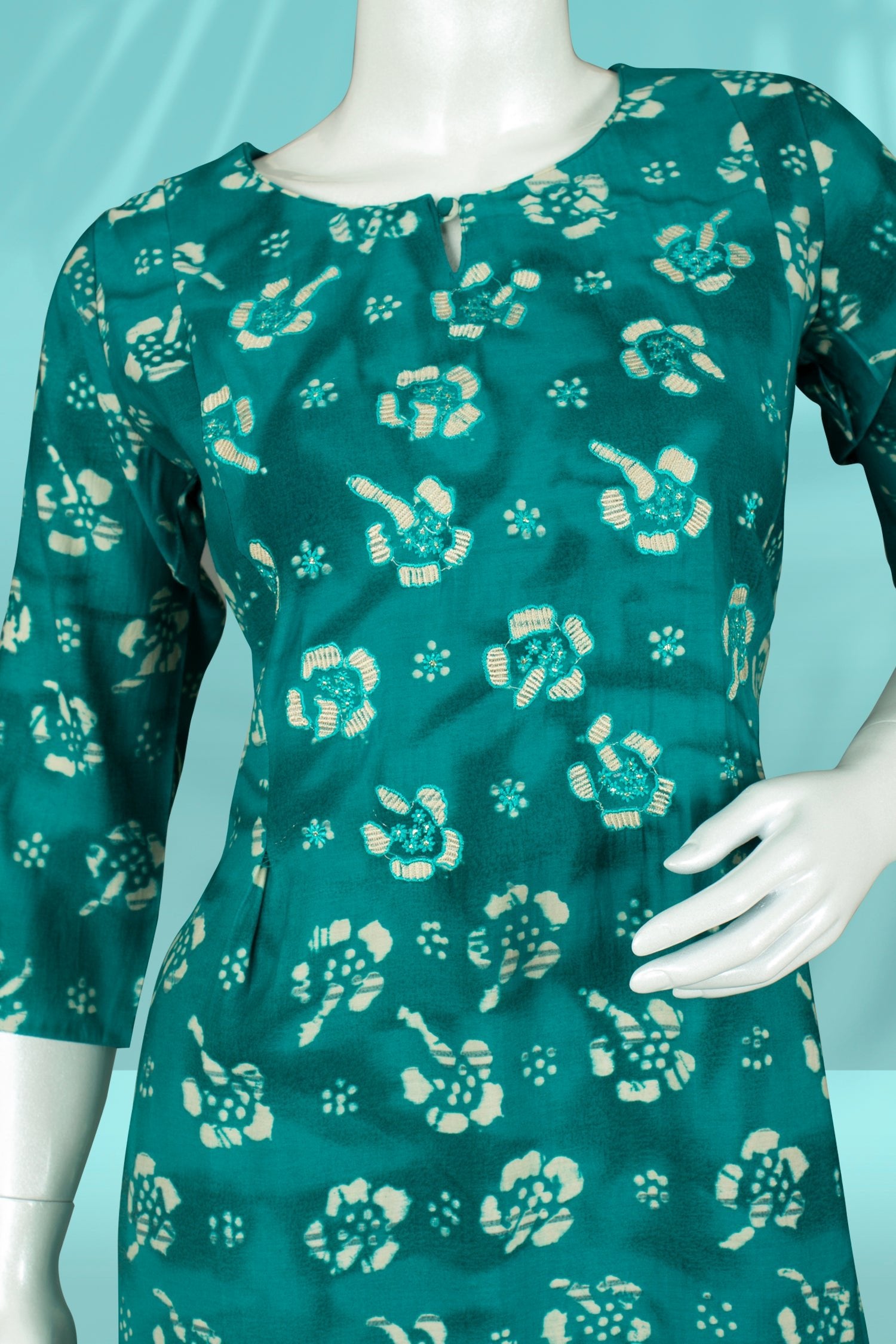 Rama Colour Kurti -Kurti- Just Salwars