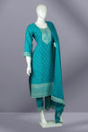 Rama Colour Straight Cut Salwar Suit -Salwar Suit- Just Salwars