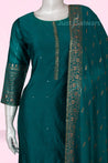 Rama Colour Straight Cut Salwar Suit -Salwar Suit- Just Salwars