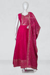 Rani Pink Colour Anarkali Suit Set -Anarkali- Just Salwars
