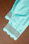 Sky Blue Colour Muslin Straight Cut Salwar Suit -Salwar Suit- Just Salwars