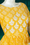 Yellow Colour Anarkali Gown -Gown- Just Salwars